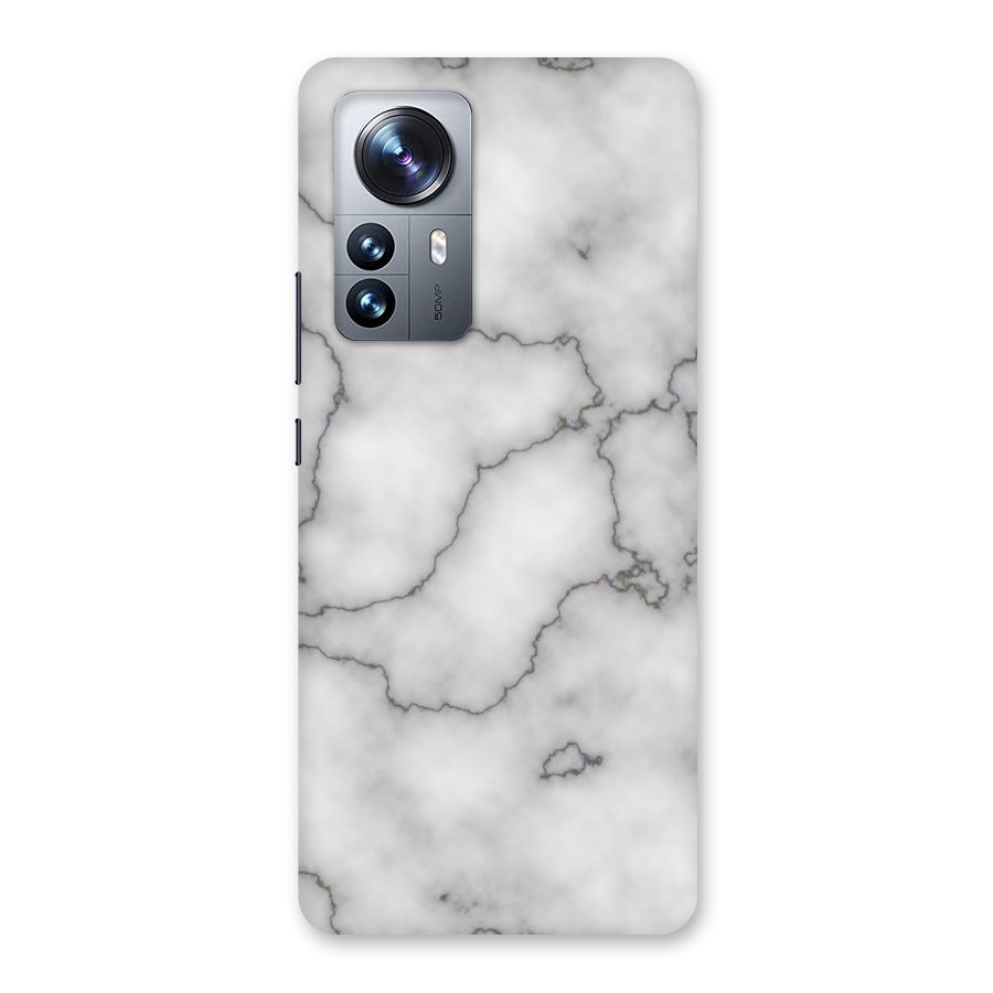 Grey Marble Back Case for Xiaomi 12 Pro