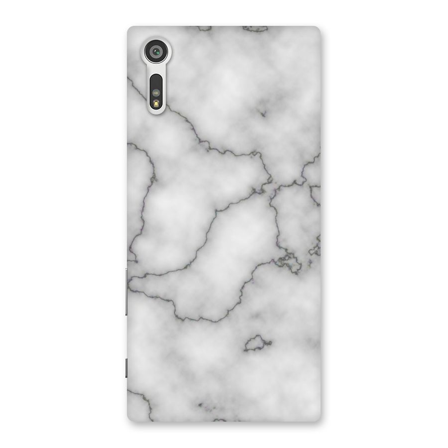 Grey Marble Back Case for Xperia XZ