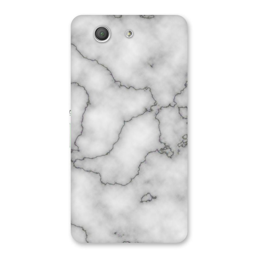 Grey Marble Back Case for Xperia Z3 Compact
