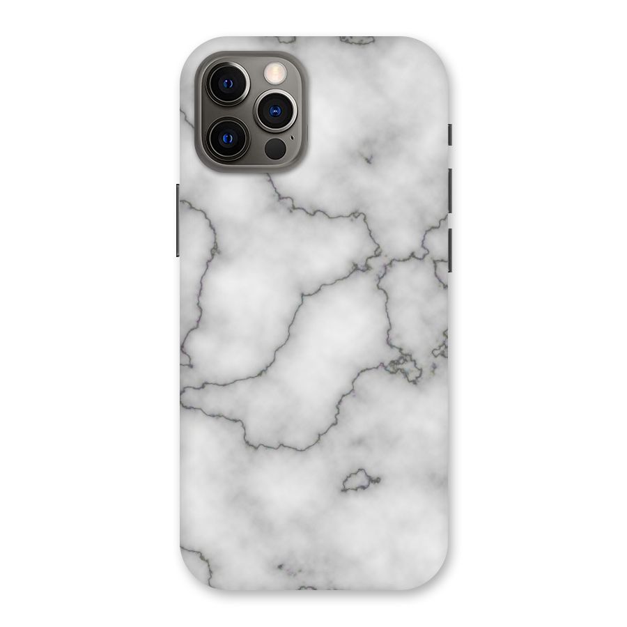 Grey Marble Back Case for iPhone 12 Pro