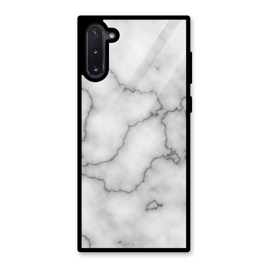 Grey Marble Glass Back Case for Galaxy Note 10