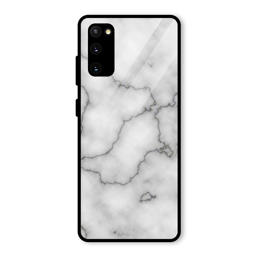 Grey Marble Glass Back Case for Galaxy S20 FE 5G