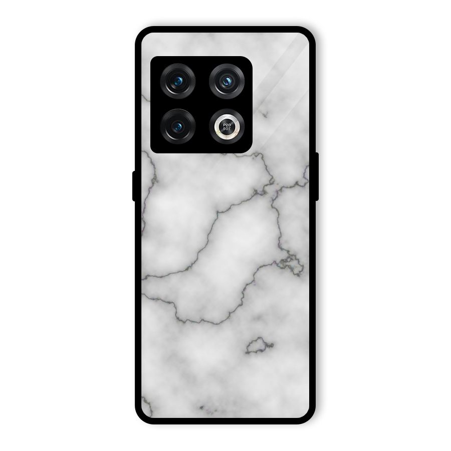 Grey Marble Glass Back Case for OnePlus 10 Pro 5G