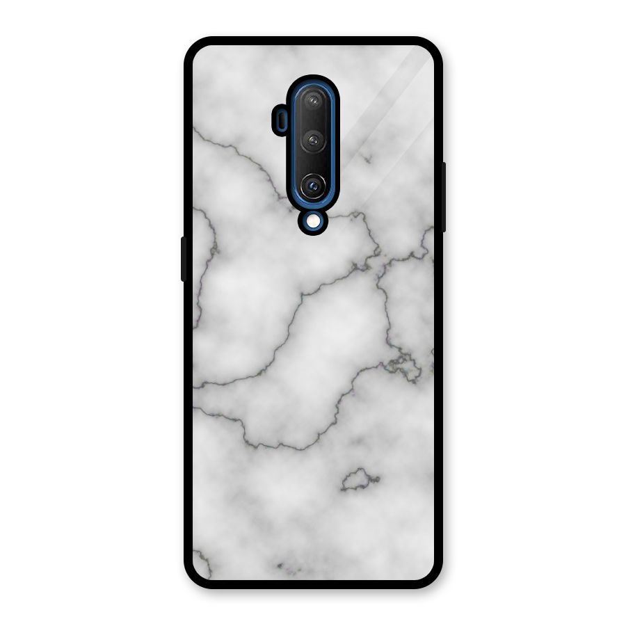 Grey Marble Glass Back Case for OnePlus 7T Pro