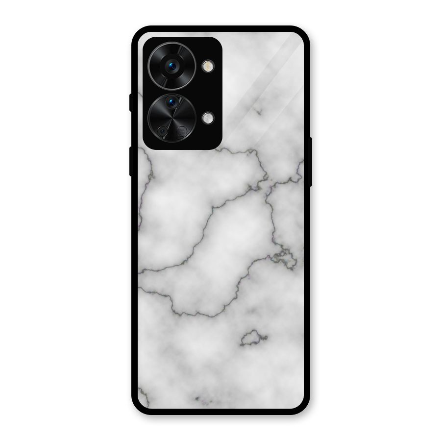 Grey Marble Glass Back Case for OnePlus Nord 2T