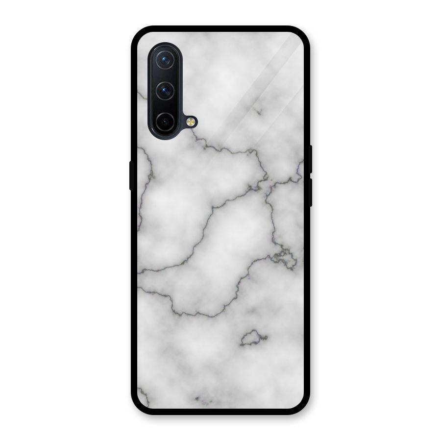 Grey Marble Glass Back Case for OnePlus Nord CE 5G