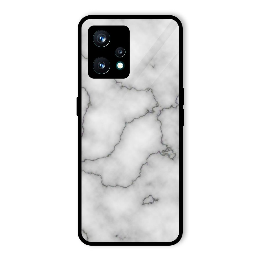 Grey Marble Glass Back Case for Realme 9 Pro Plus 5G