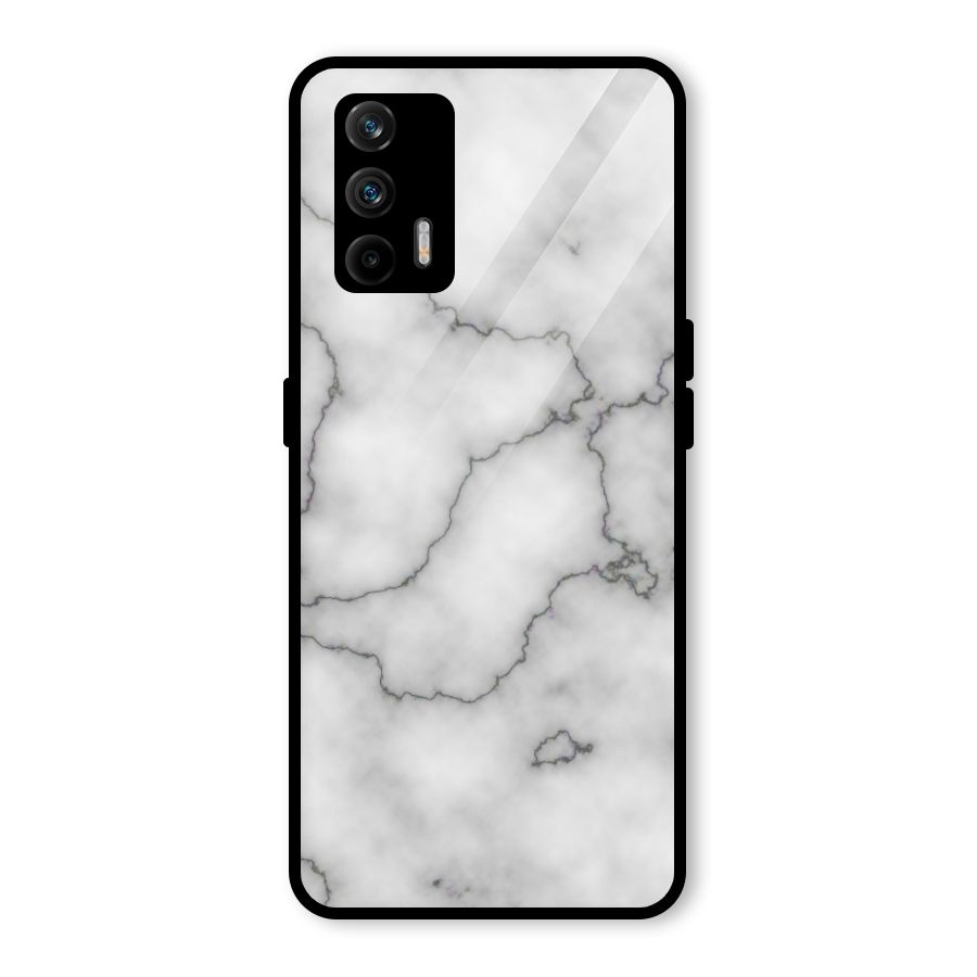 Grey Marble Glass Back Case for Realme GT 5G