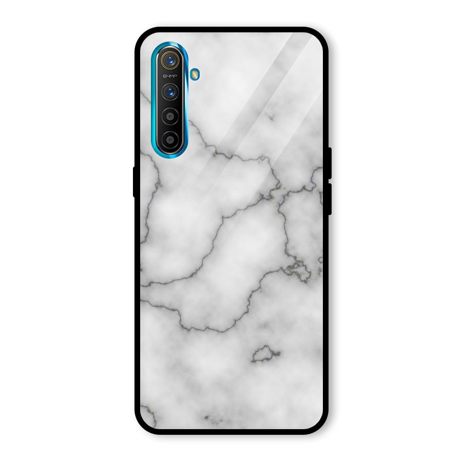Grey Marble Glass Back Case for Realme X2