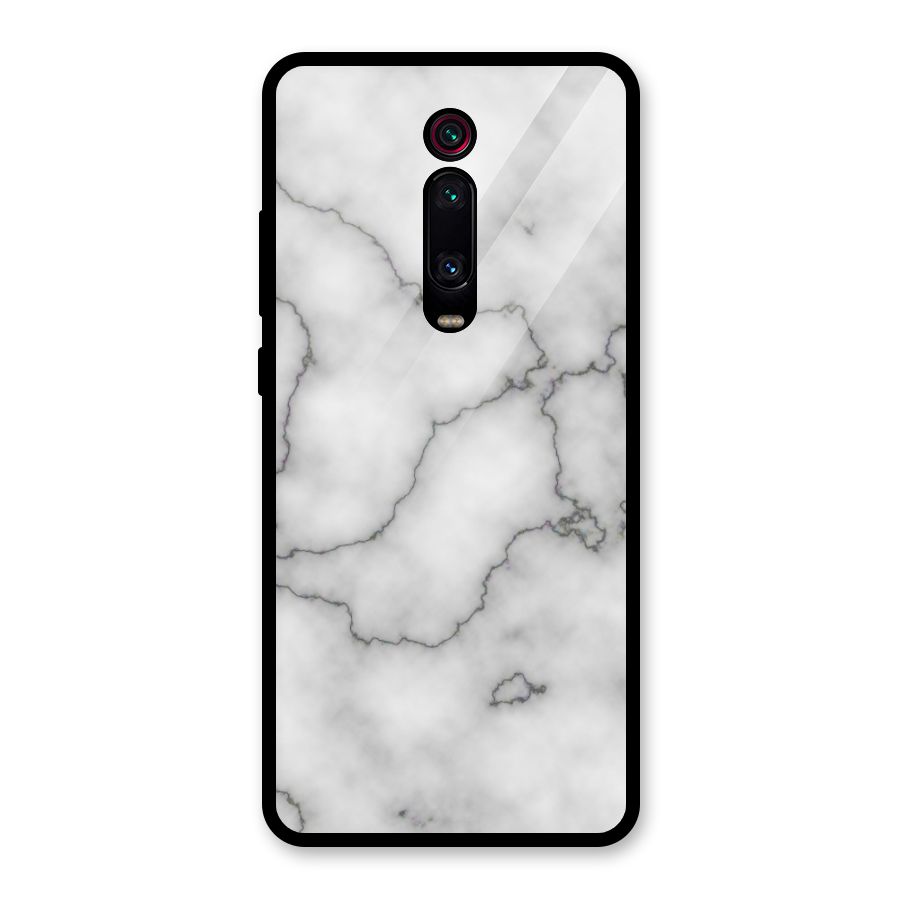 Grey Marble Glass Back Case for Redmi K20
