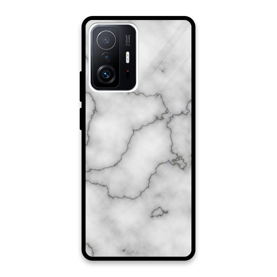 Grey Marble Glass Back Case for Xiaomi 11T Pro