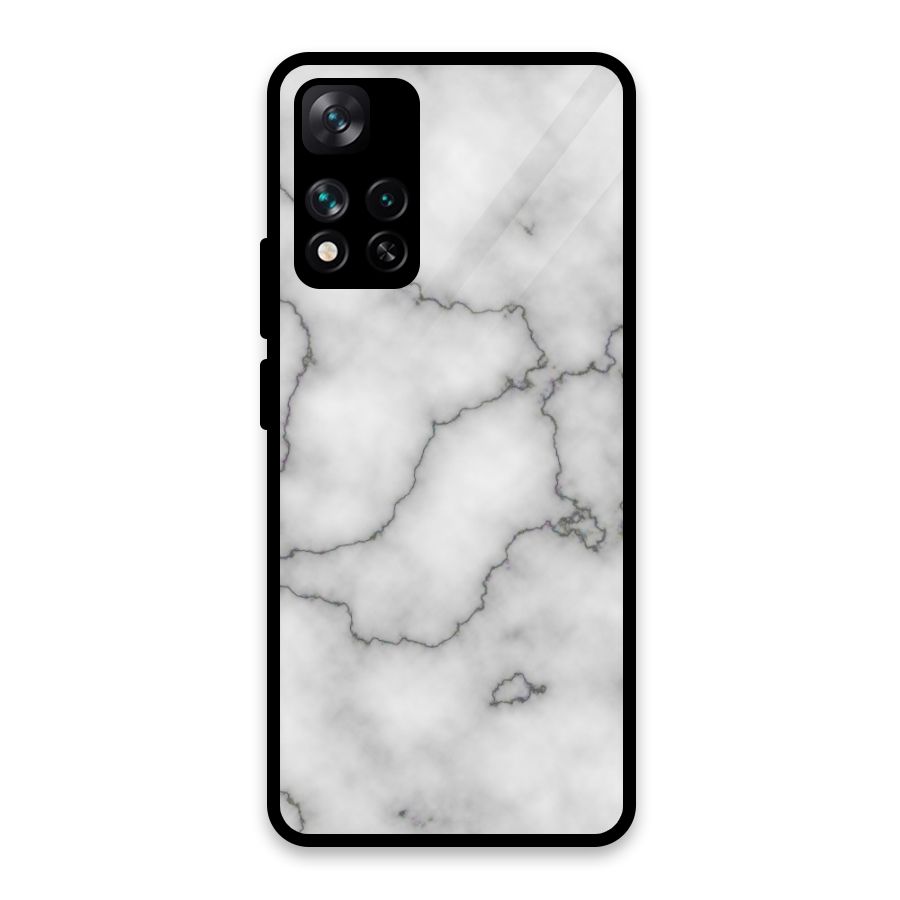 Grey Marble Glass Back Case for Xiaomi 11i HyperCharge 5G