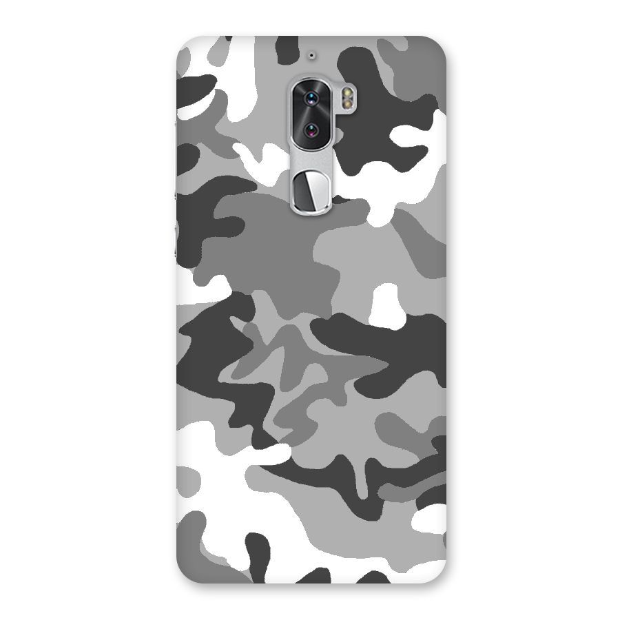 Grey Military Back Case for Coolpad Cool 1