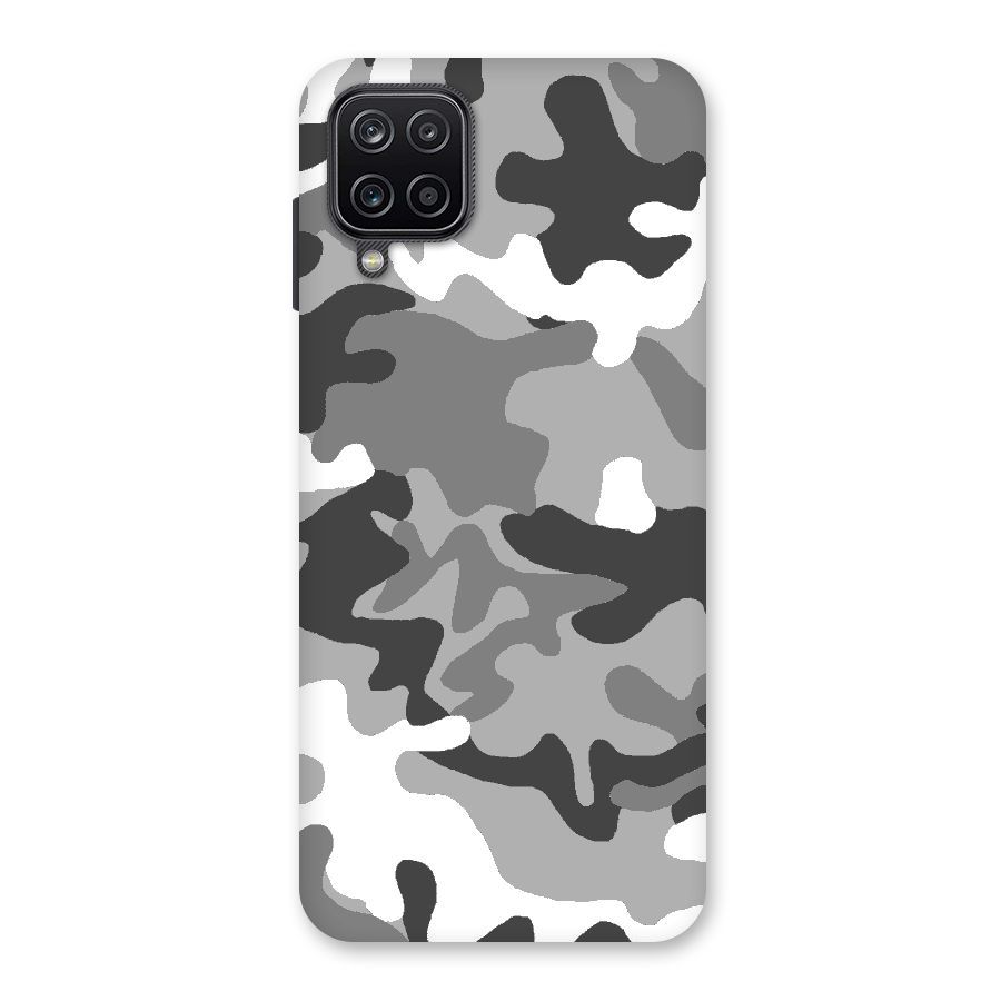 Grey Military Back Case for Galaxy A12
