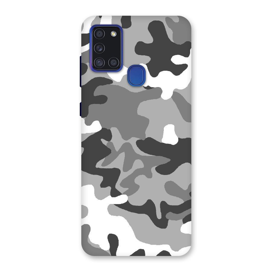 Grey Military Back Case for Galaxy A21s
