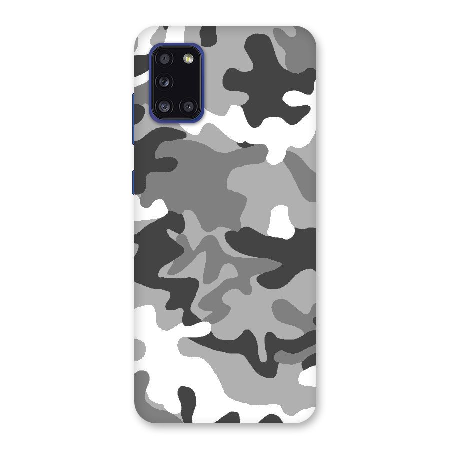 Grey Military Back Case for Galaxy A31