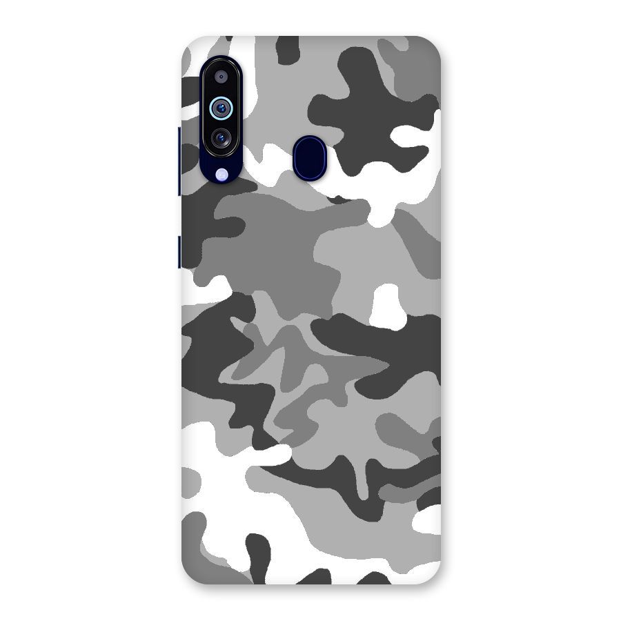 Grey Military Back Case for Galaxy A60