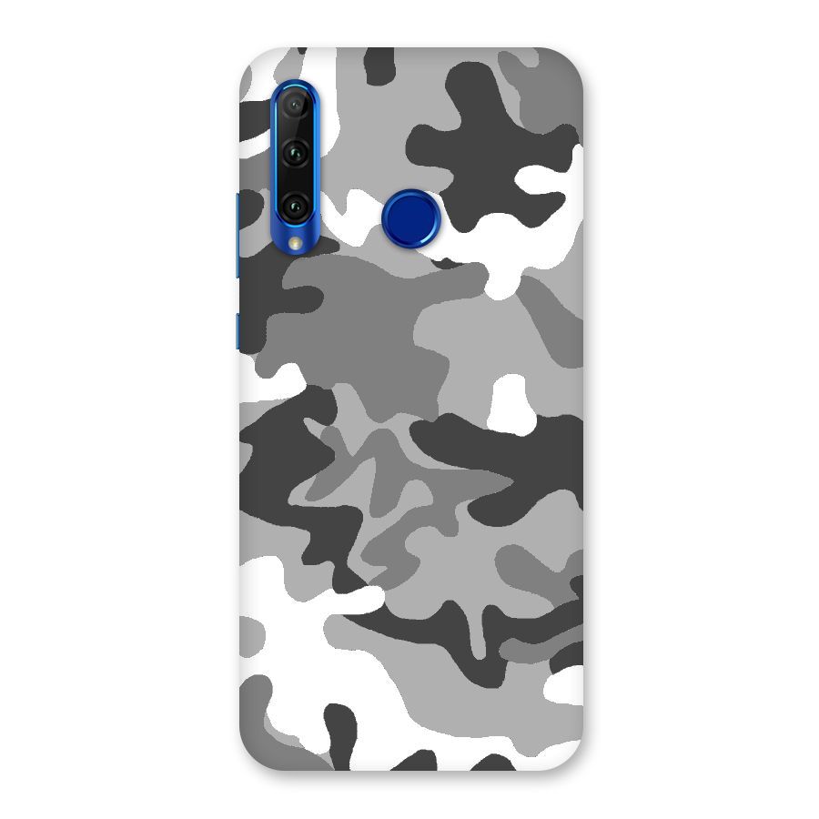 Grey Military Back Case for Honor 20i