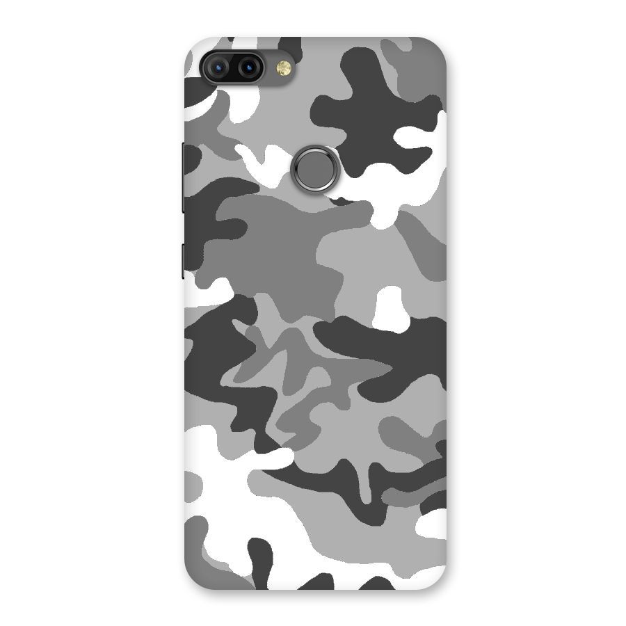 Grey Military Back Case for Infinix Hot 6 Pro