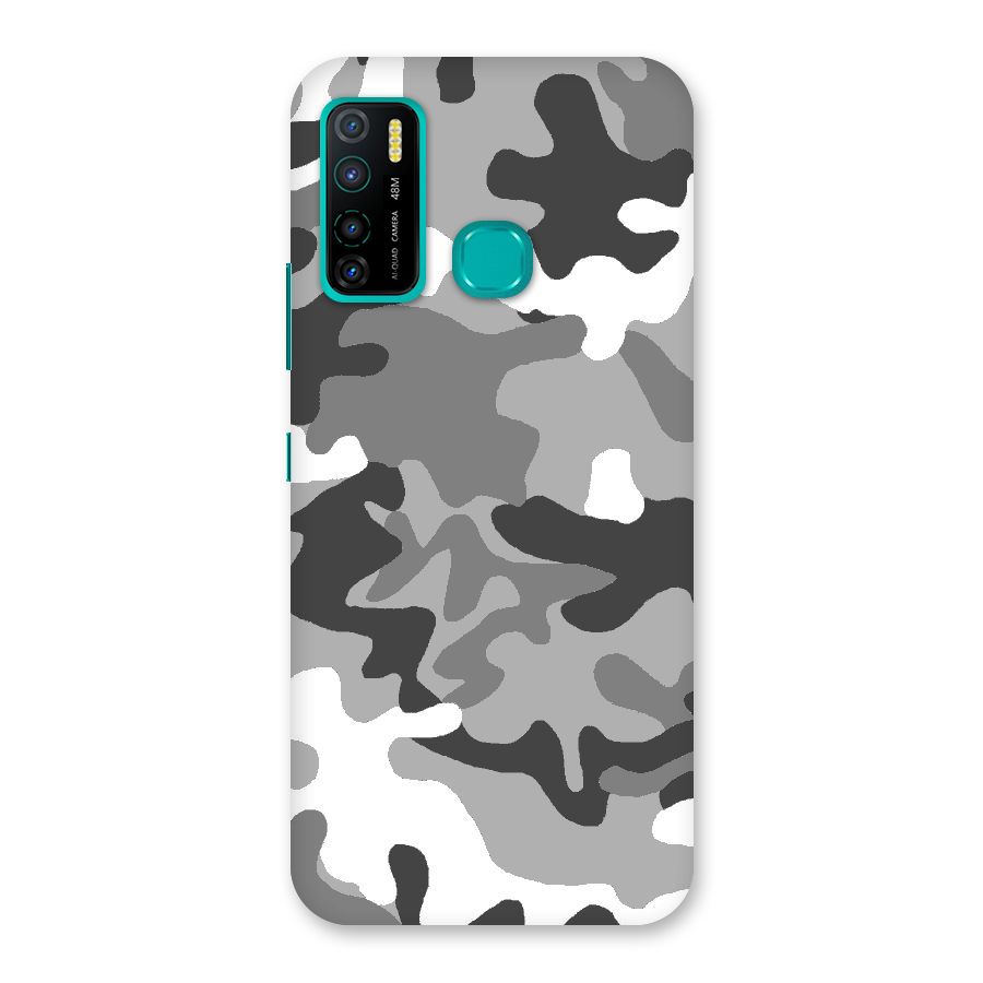 Grey Military Back Case for Infinix Hot 9 Pro