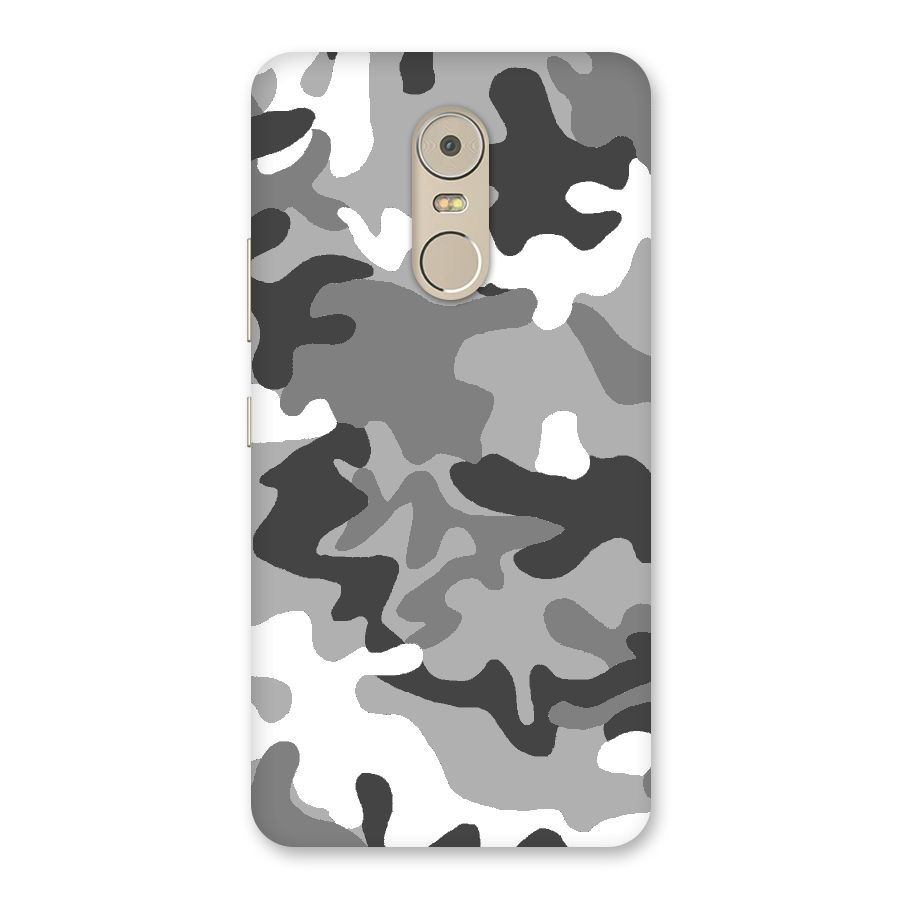 Grey Military Back Case for Lenovo K6 Note