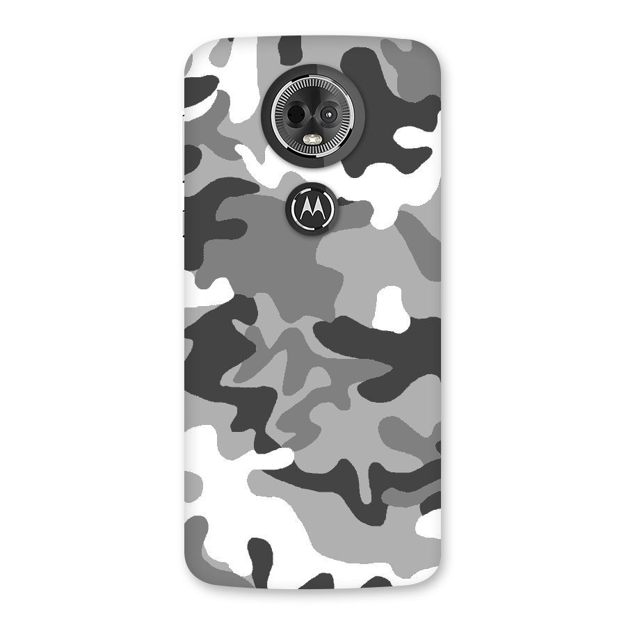 Grey Military Back Case for Moto E5 Plus