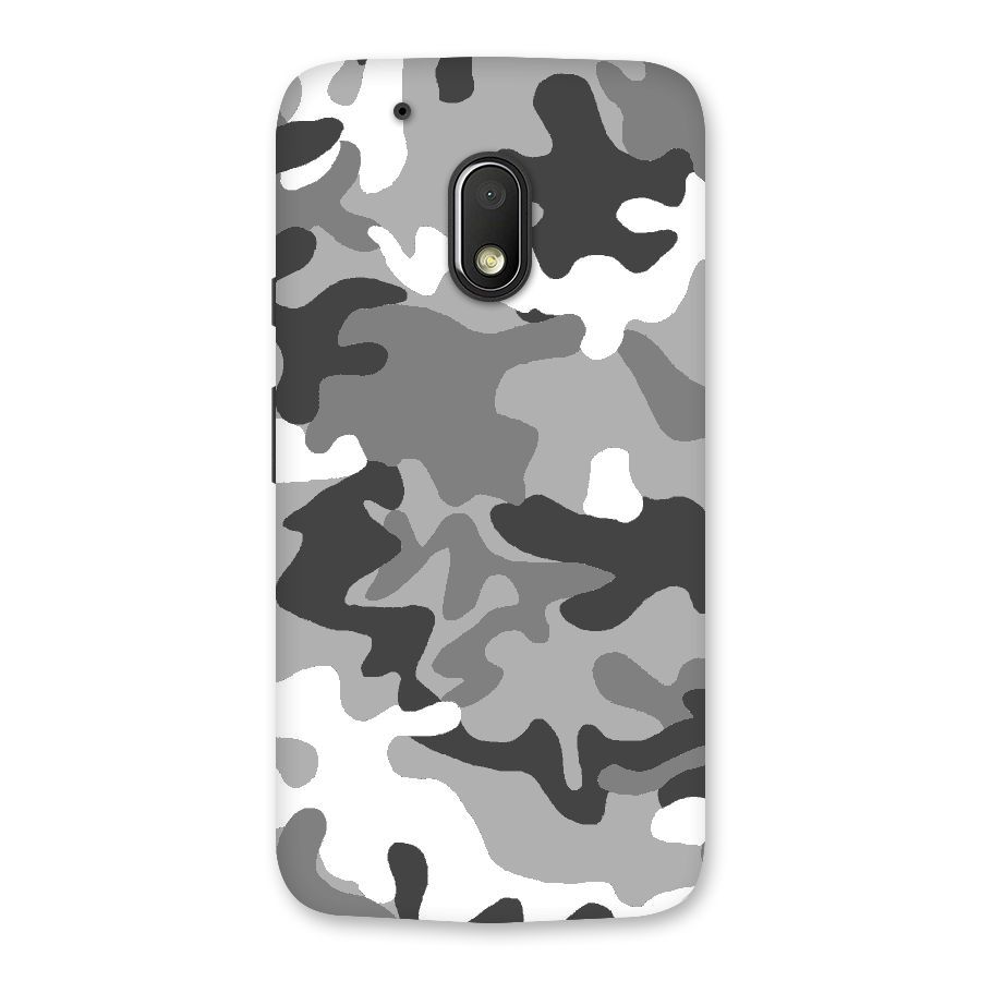 Grey Military Back Case for Moto G4 Play