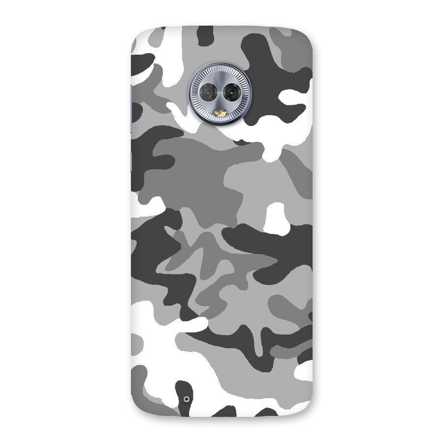Grey Military Back Case for Moto G6