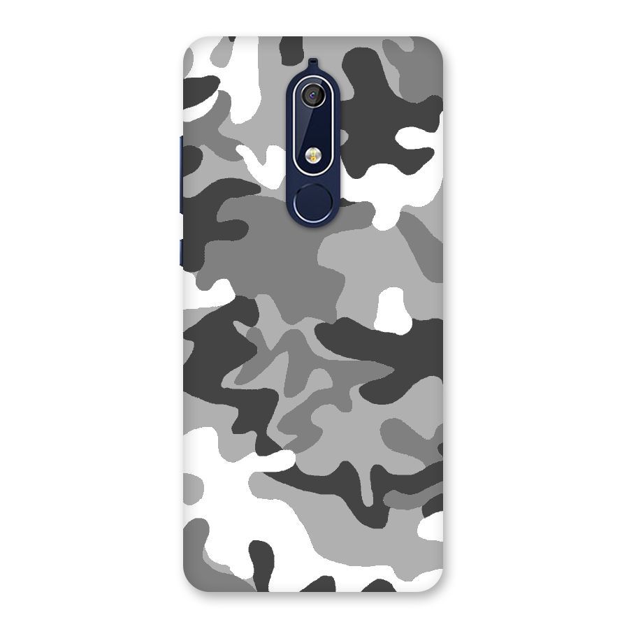 Grey Military Back Case for Nokia 5.1