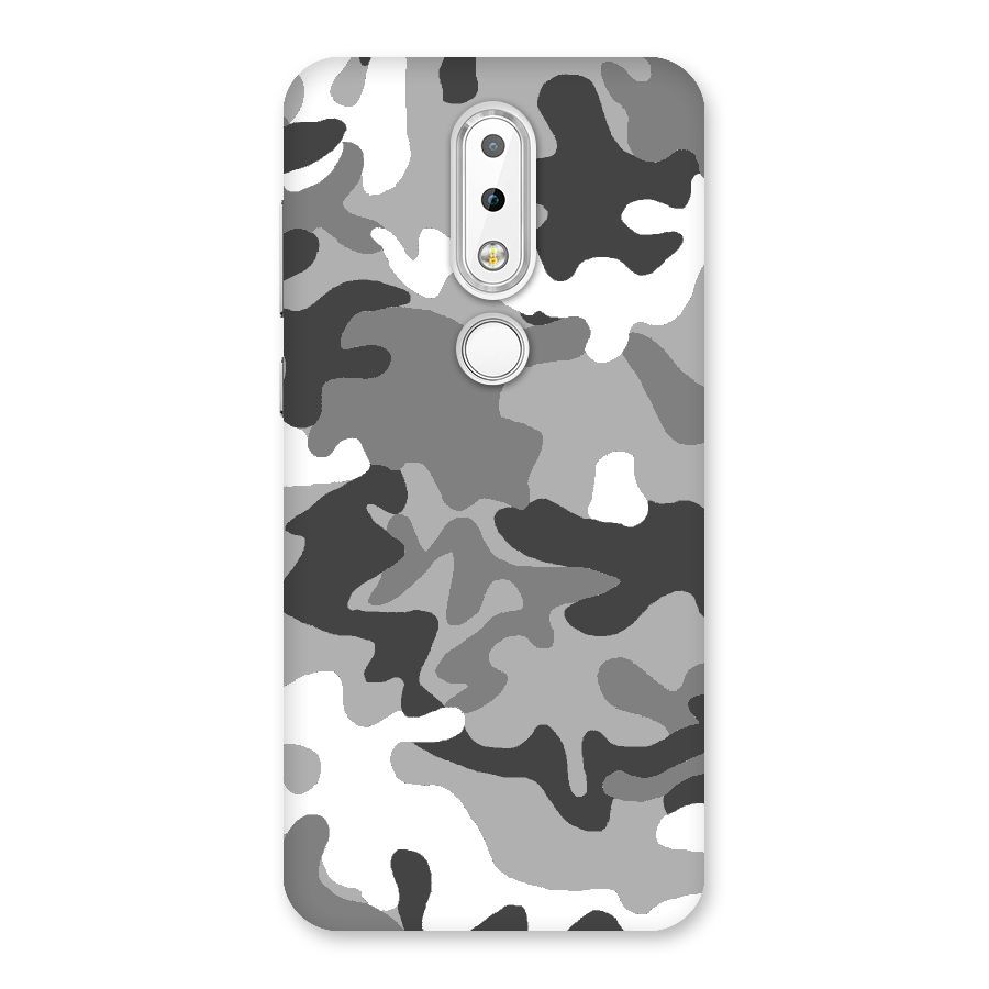 Grey Military Back Case for Nokia 6.1 Plus