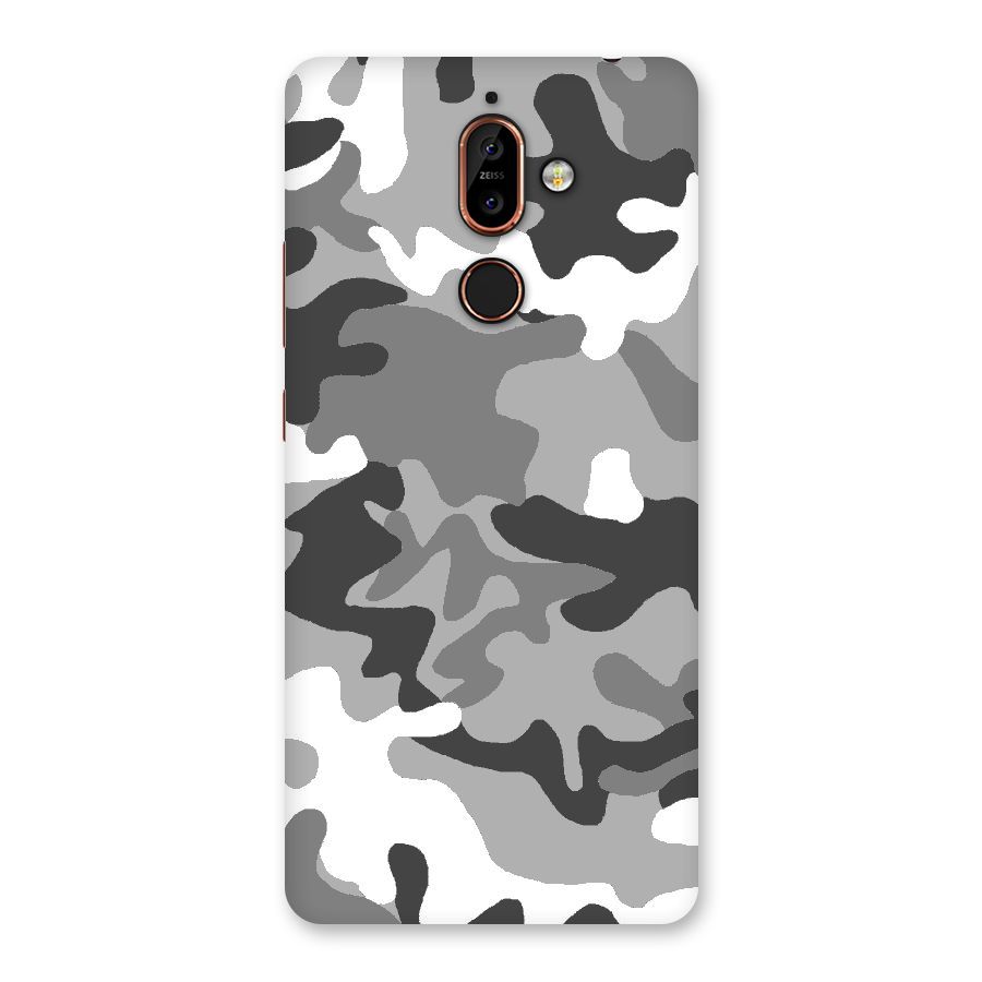 Grey Military Back Case for Nokia 7 Plus
