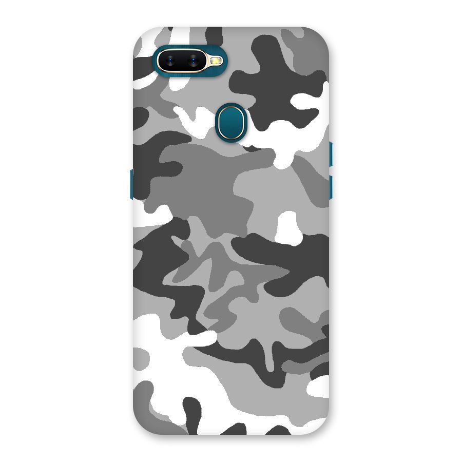 Grey Military Back Case for Oppo A11k