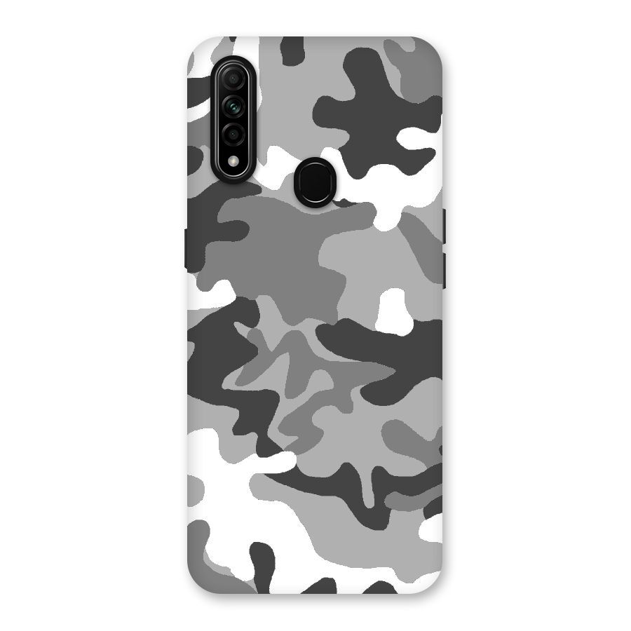 Grey Military Back Case for Oppo A31