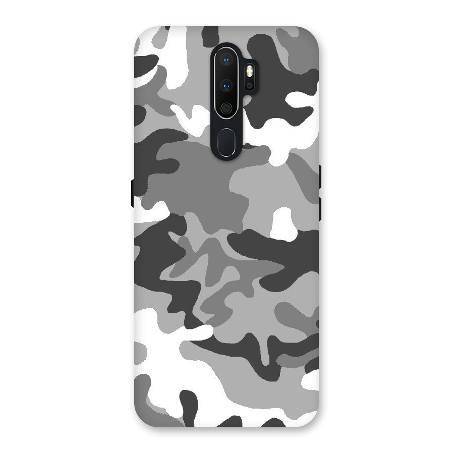Grey Military Back Case for Oppo A5 (2020)