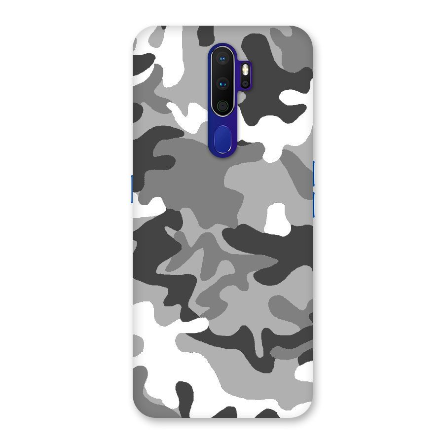 Grey Military Back Case for Oppo A9 (2020)
