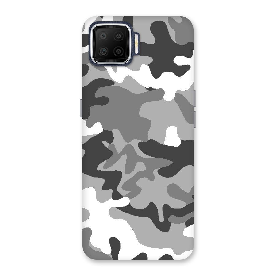 Grey Military Back Case for Oppo F17