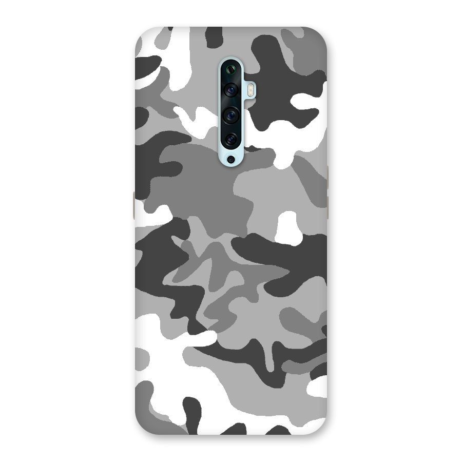 Grey Military Back Case for Oppo Reno2 Z
