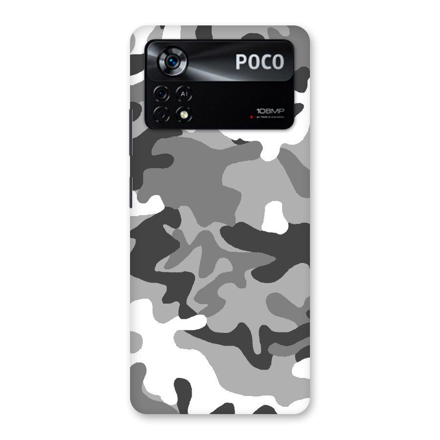 Grey Military Back Case for Poco X4 Pro 5G