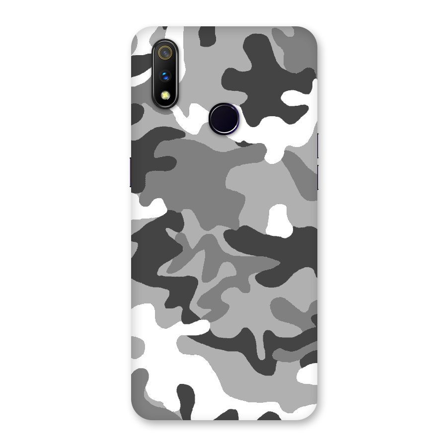 Grey Military Back Case for Realme 3 Pro