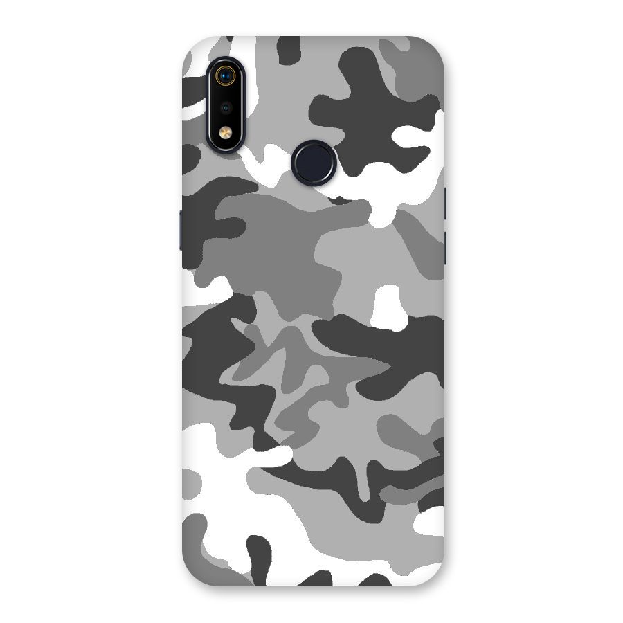 Grey Military Back Case for Realme 3i