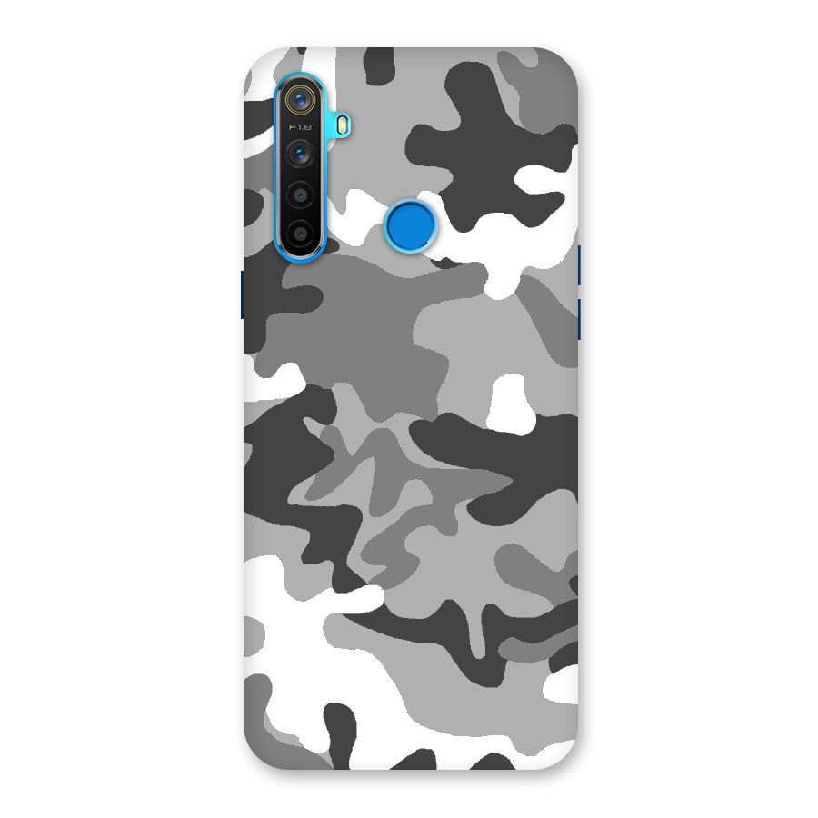 Grey Military Back Case for Realme 5