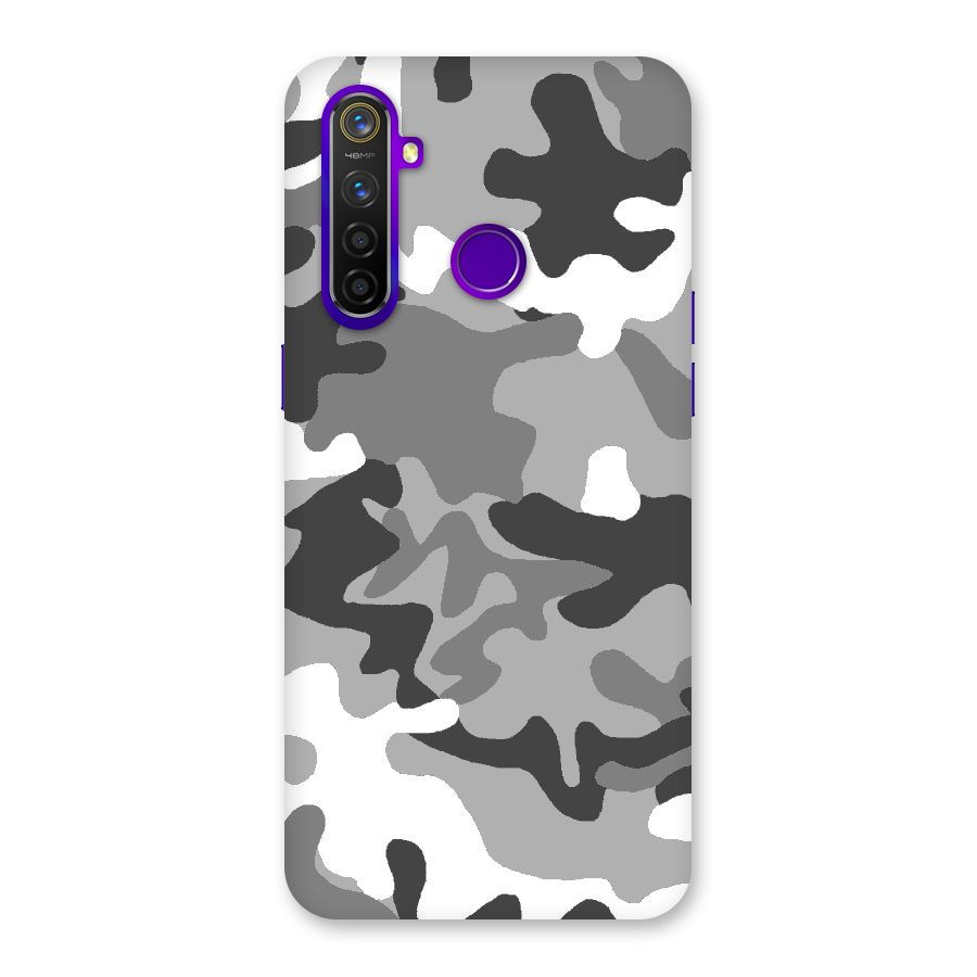 Grey Military Back Case for Realme 5 Pro