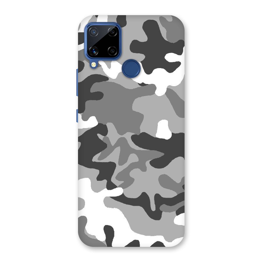 Grey Military Back Case for Realme C15