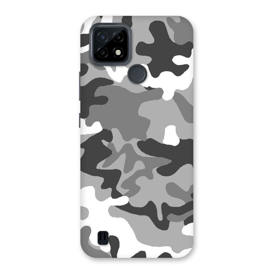 Grey Military Back Case for Realme C21
