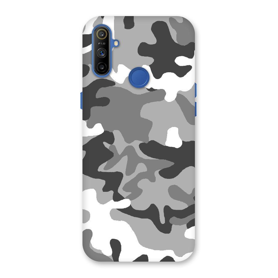Grey Military Back Case for Realme Narzo 10A