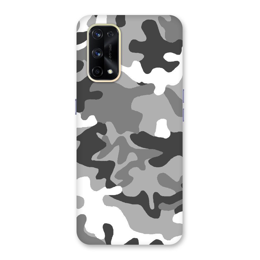 Grey Military Glass Back Case for Realme X7 Pro