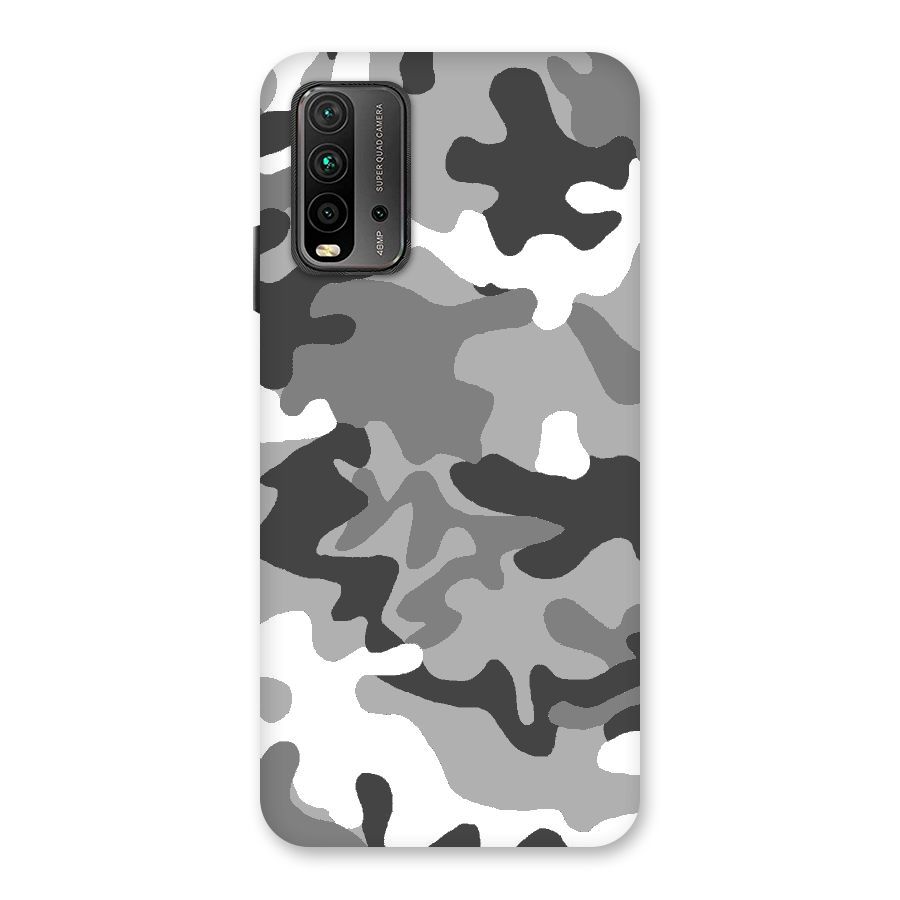 Grey Military Back Case for Redmi 9 Power