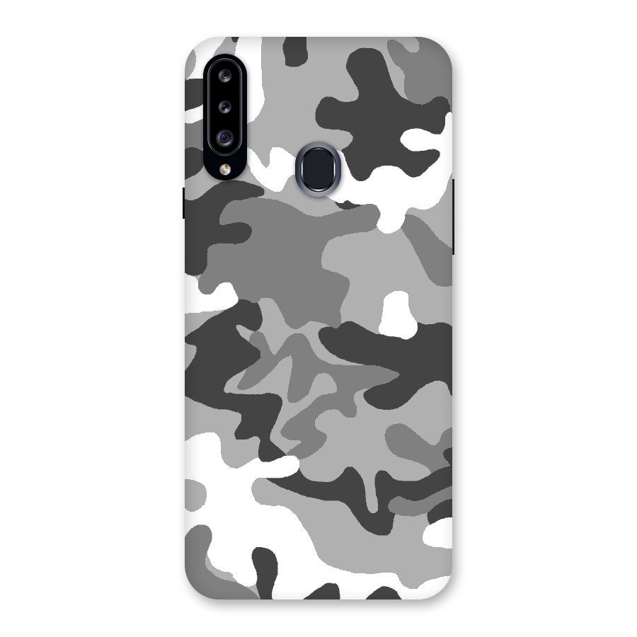 Grey Military Back Case for Samsung Galaxy A20s