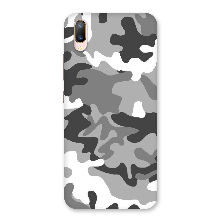 Grey Military Back Case for Vivo V11 Pro