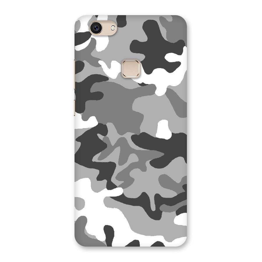 Grey Military Back Case for Vivo V7
